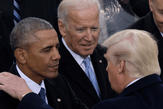 Trump Obama Biden
