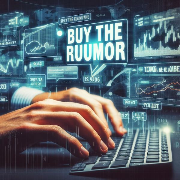 Buy the rumor. Bing
