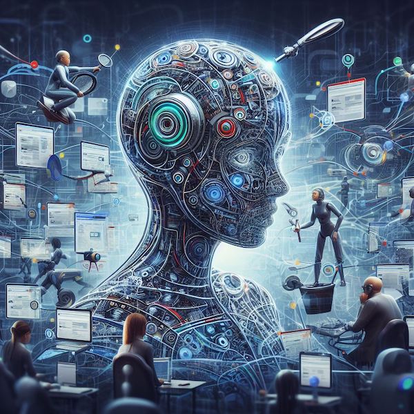 Generative artificial intelligence tools like ChatGPT will make searching the internet better than ever for users. Image by Bing