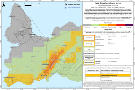 Iceland Volcano: Increased Likelihood Of An Eruption On The Sundhnúkur Crater Row